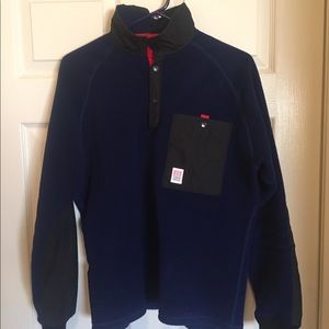 Topo Designs fleece pullover size medium